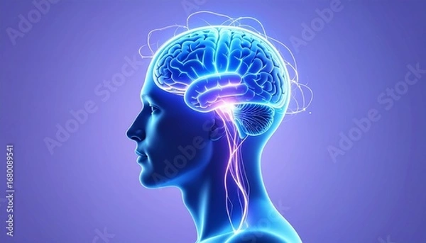 Obraz Brain idea flow