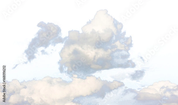 Fototapeta Clouds background, clouds isolated on sky, cloud in PNG isolated on transparent background
