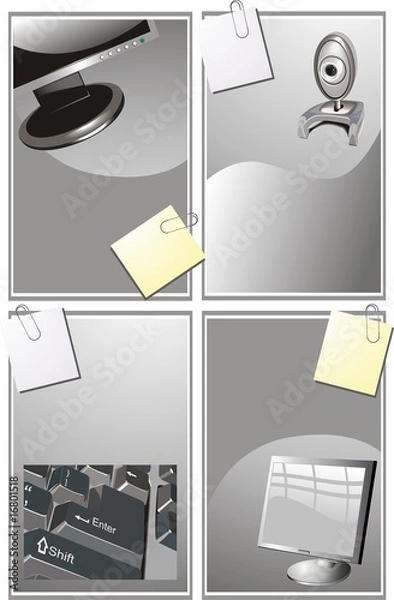 Fototapeta four backgrounds