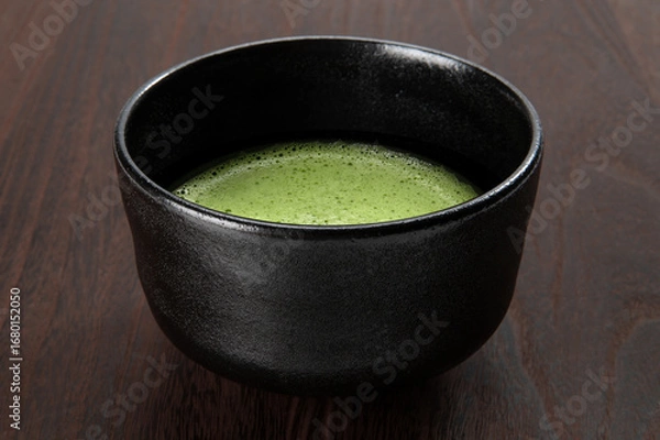 Fototapeta 茶道の抹茶碗と抹茶のイメージ