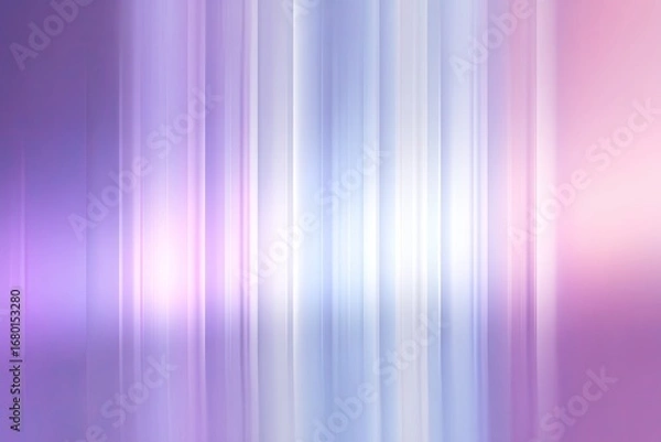 Fototapeta Abstract vertical lines of soft, pastel purple and light blue hues, with a soft gradient background