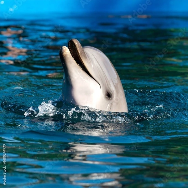 Obraz Dolphin Portrait in Water