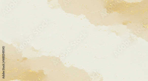 Obraz 和風背景素材、金箔を使った抽象的な和柄背景素材