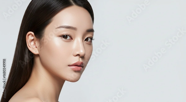 Obraz アジアンビューティな美容系モデル、アジア人、韓国人、日本人
