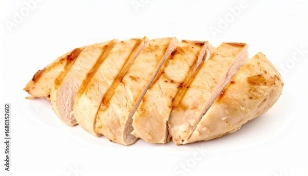 Fototapeta crispy grilled chicken breast