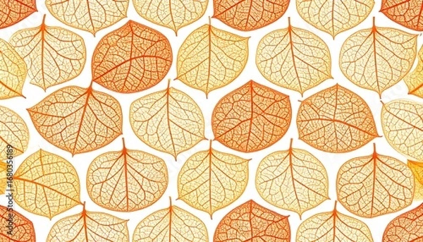 Obraz Abstract autumn leaf pattern