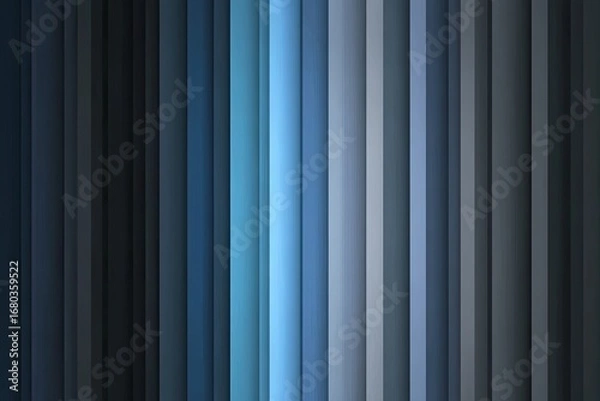 Fototapeta Vertical stripes of varying shades of gray and blue
