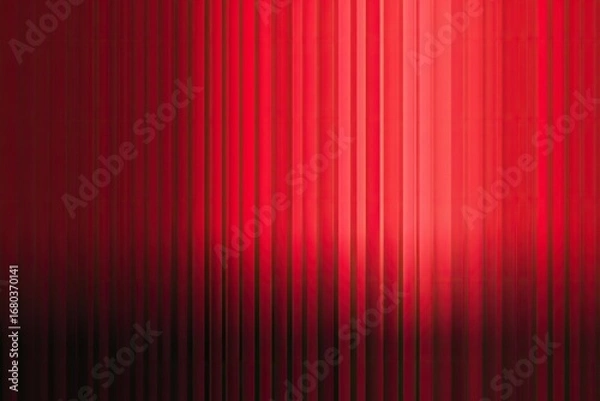 Obraz Red theater curtains, vertically striped, blurred slightly