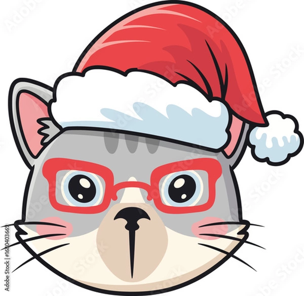 Obraz Adorable Cat Cartoon Character