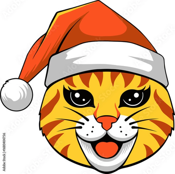 Obraz Adorable Cat Cartoon Character