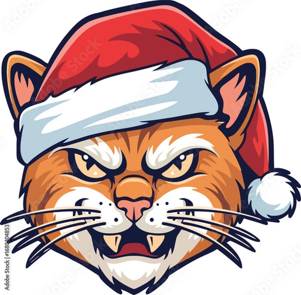 Obraz Adorable Cat Cartoon Character