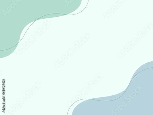 Fototapeta シンプルな流体シェイプ背景