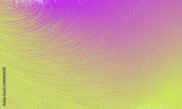 Fototapeta Abstract Background with Vibrant Gradient of Pink Purple and Lime Green Subtle Flowing Lines for Modern Design and Digital Art