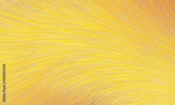 Fototapeta Abstract yellow background with flowing lines creating a dynamic and vibrant texture ideal for adding a touch of warmth and energy to any design project