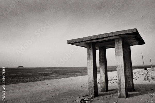 Obraz 한국의 섬, 제부도의 풍경