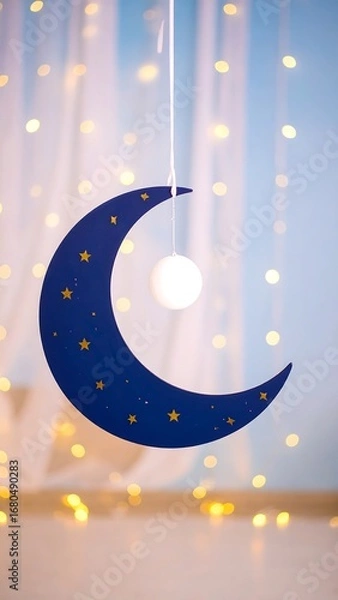 Obraz Crescent moon, soft light