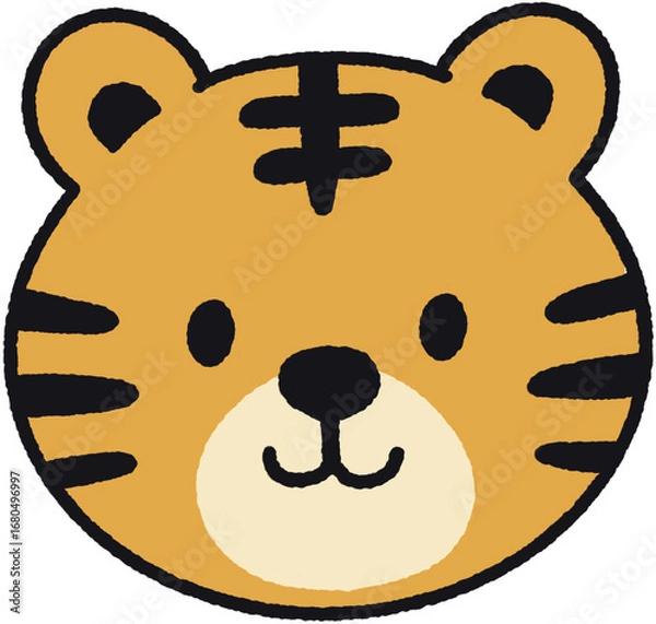 Fototapeta 호랑이 얼굴