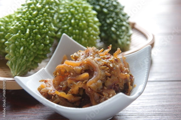 Obraz ゴーヤの佃煮　ニガウリの佃煮