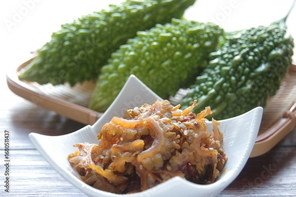 Obraz ゴーヤの佃煮　ニガウリの佃煮