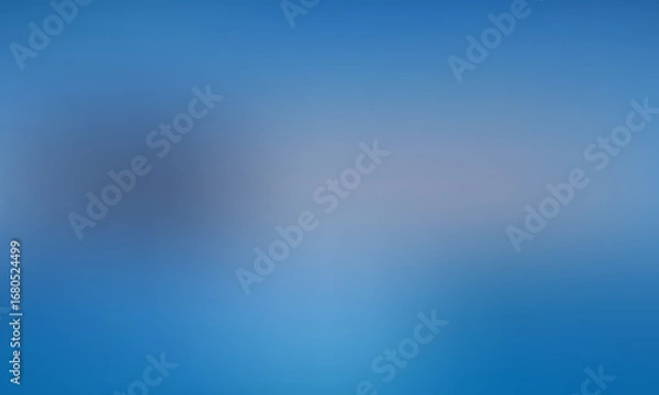 Obraz Serene blue gradient background with soft light for abstract design