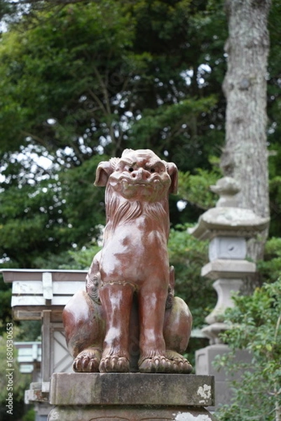 Fototapeta こま犬　大洗磯前神社