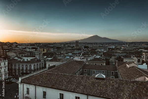 Fototapeta Sicily Volcano