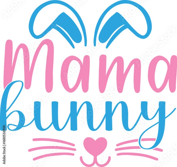 Obraz Easter t-shirt design, Happy easter, Easter eps, ester png, Easter vector