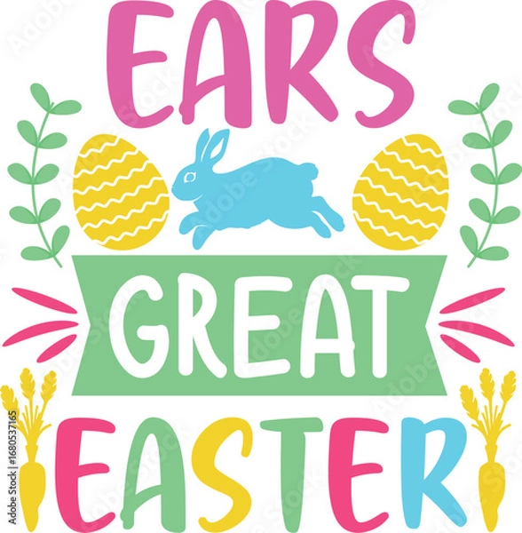Obraz Easter t-shirt design, Happy easter, Easter eps, ester png, Easter vector
