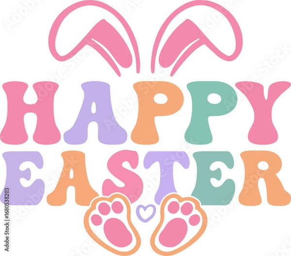 Obraz Easter t-shirt design, Happy easter, Easter eps, ester png, Easter vector