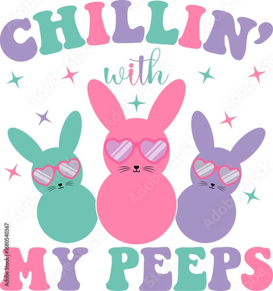 Obraz Easter t-shirt design, Happy easter, Easter eps, ester png, Easter vector