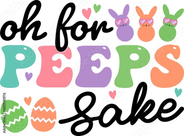 Obraz Easter t-shirt design, Happy easter, Easter eps, ester png, Easter vector