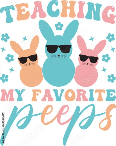 Obraz Easter t-shirt design, Happy easter, Easter eps, ester png, Easter vector