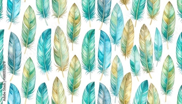 Fototapeta Feather Pattern Background Design
