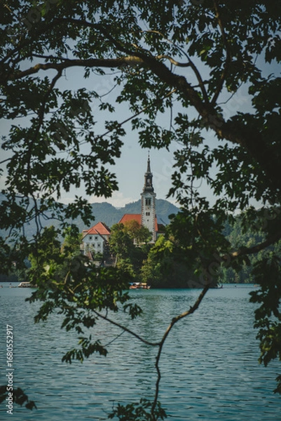 Fototapeta Lake Bled (Blejsko jezero in Slovenian)