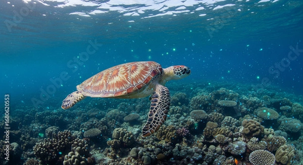 Obraz Twilight Beneath the Waves