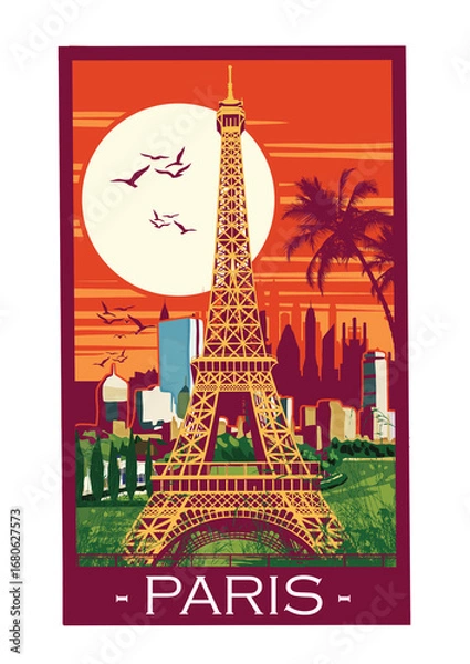 Fototapeta eiffel tower paris