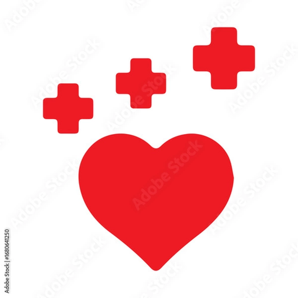 Obraz Game heal magic colored icon