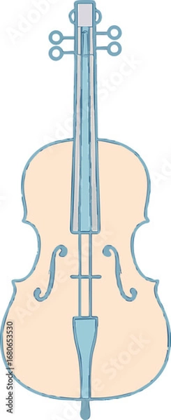 Obraz 바이올린,악기,음악,파스텔,예술,첼로,오케스트라,연주,공연,클래식