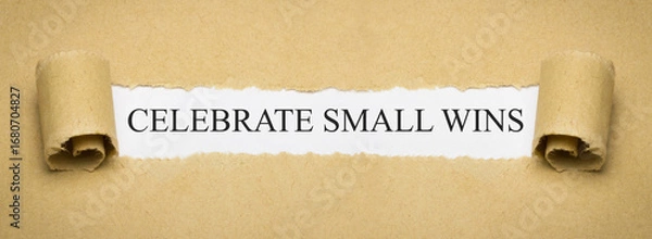 Obraz Celebrate small wins