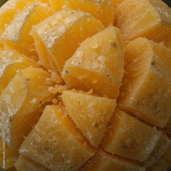 Fototapeta slices of mango view