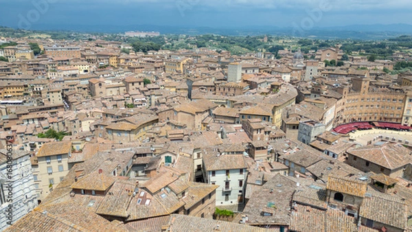 Obraz panoramic view of siena italy