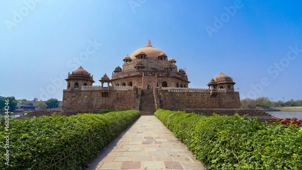 Fototapeta Sher Shah Suri Tomb in Sasaram, Bihar, India, A Historic Islamic Monument