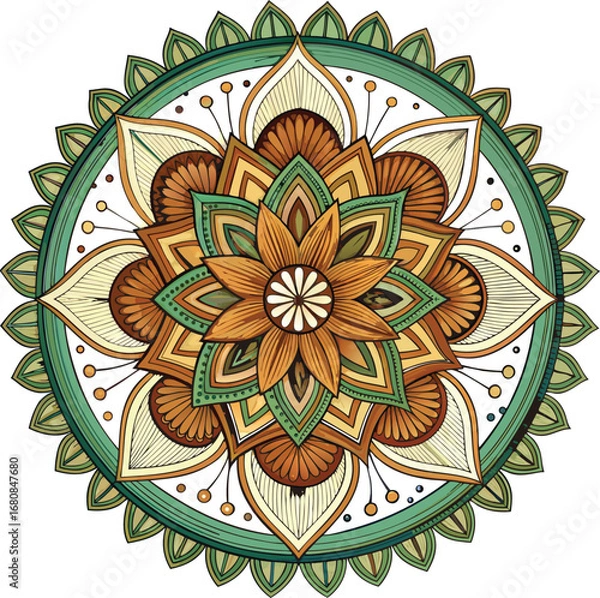 Obraz Mandala lotus design