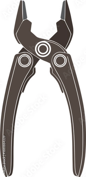 Obraz Pliers Colorful Vector Illustration Design (Version: 03)