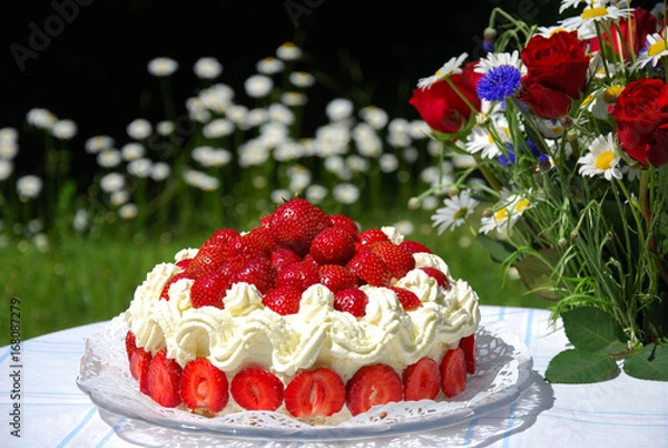 Obraz Summer objects in a garden