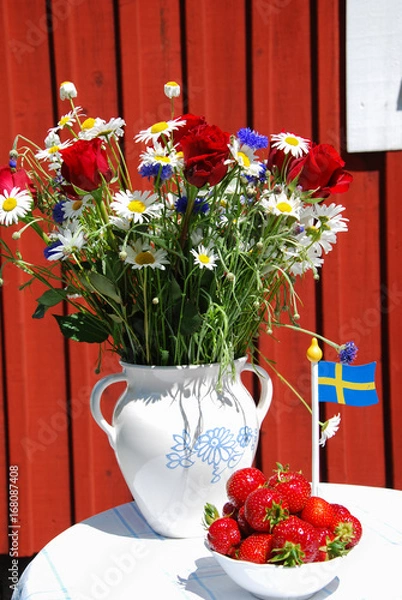 Obraz Swedish summer decorations