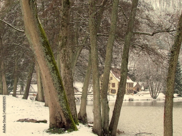 Obraz paysage d'hivers