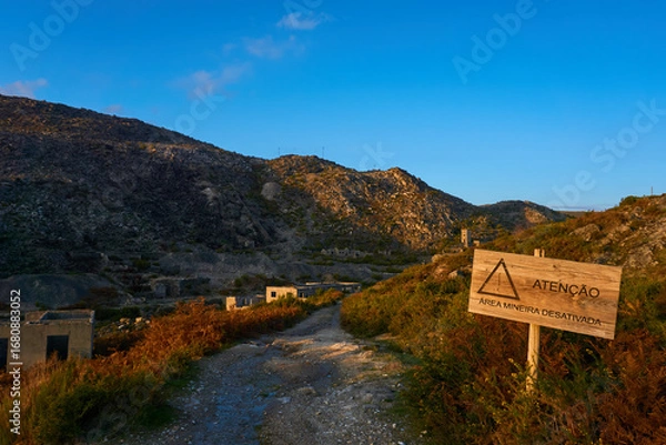 Obraz Abandoned wolfram mine. Beautifully left for nature. 