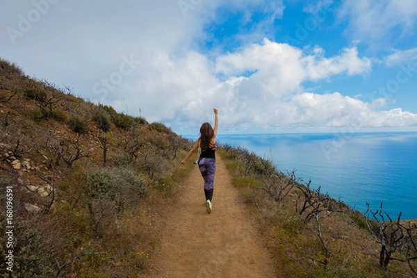 Obraz Enthusiastic Hiker
