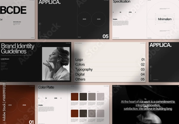 Obraz Brand Identity Guideline Presentation Template